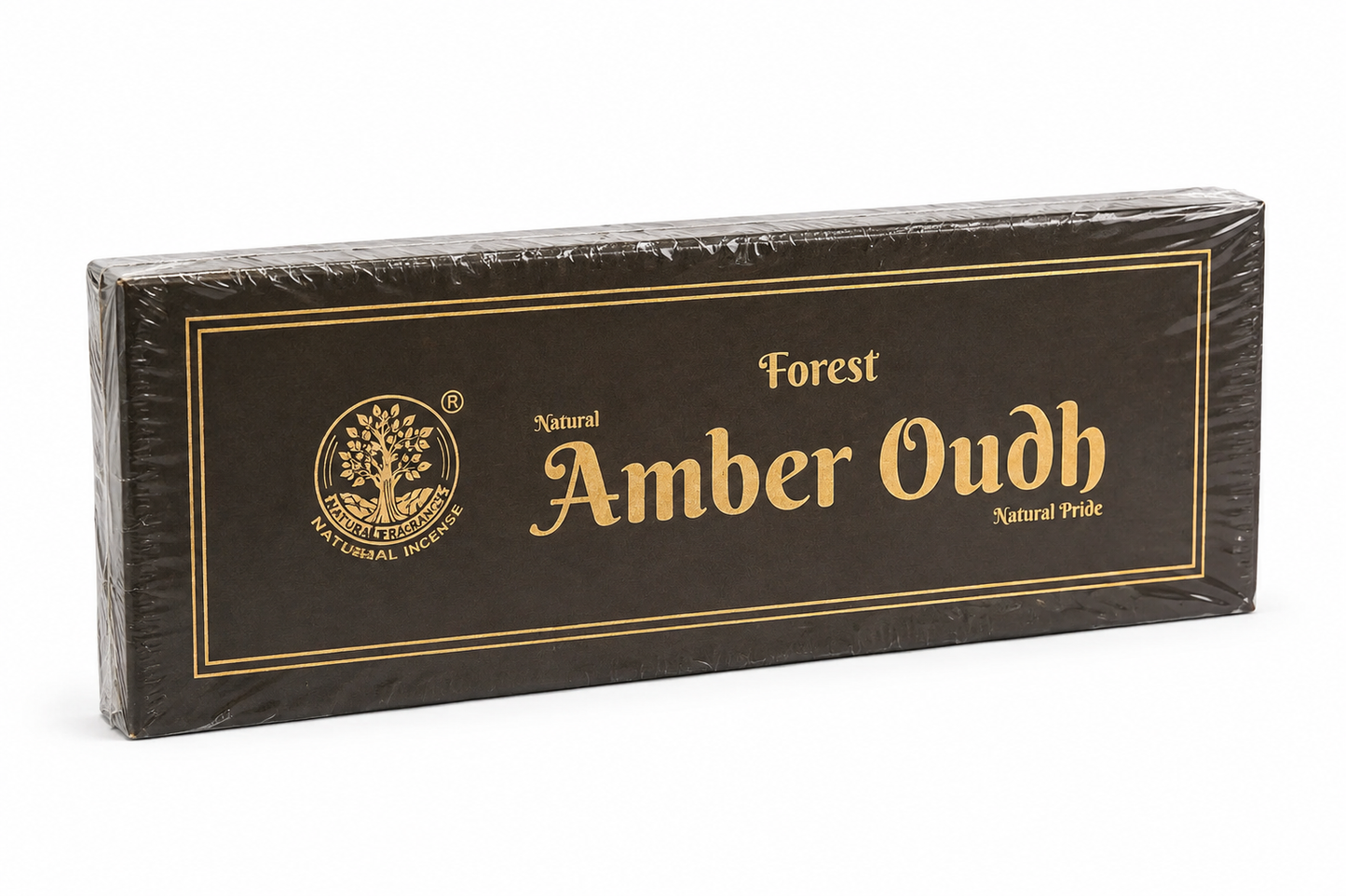 Amber Oudh Premium Natural Forest Incense Sticks | Long Lasting Warm Woody Aroma | Pooja Meditation & Relaxation