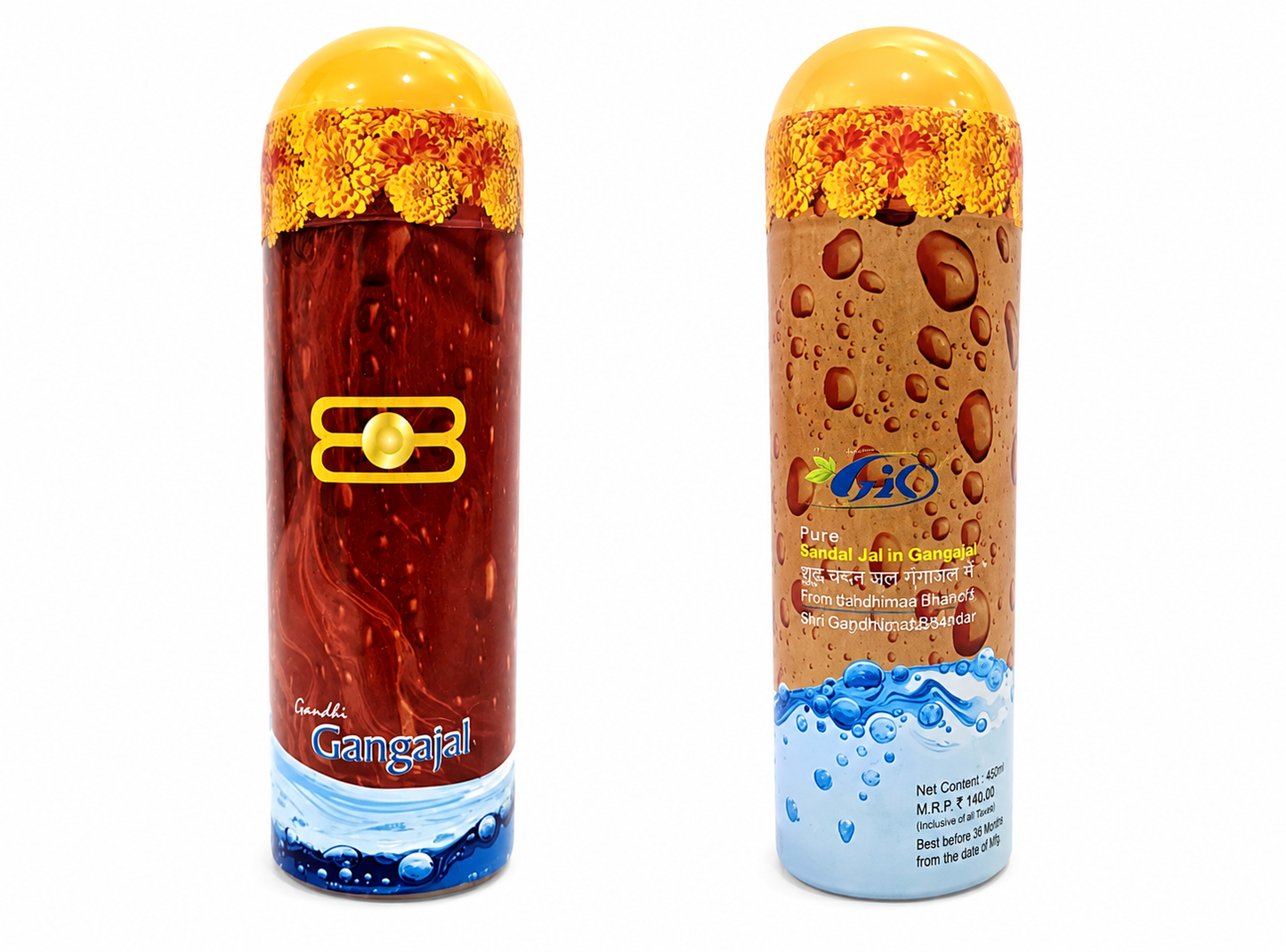 Gangajal | 250 ml | Gandhi Herbal India | Holy Ganga Water from Haridwar | Pooja & Havan