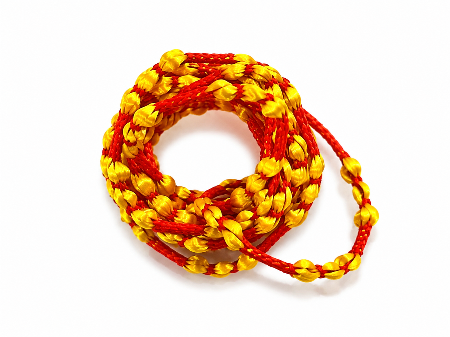 Negative Energy Remover Bracelet | Red & Yellow | 135 CM | Removes Evil Spirits & Tantric Spells | Protection