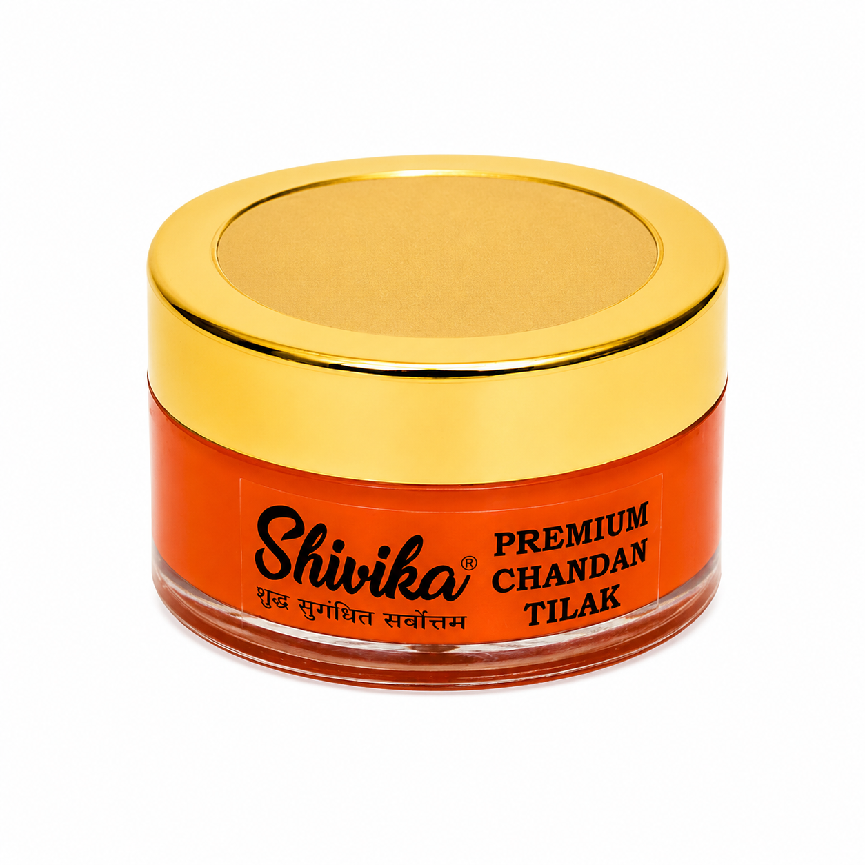 Shivika Premium Kesar Chandan Tilak | Natural Saffron & Rose Water | Pooja Essentials