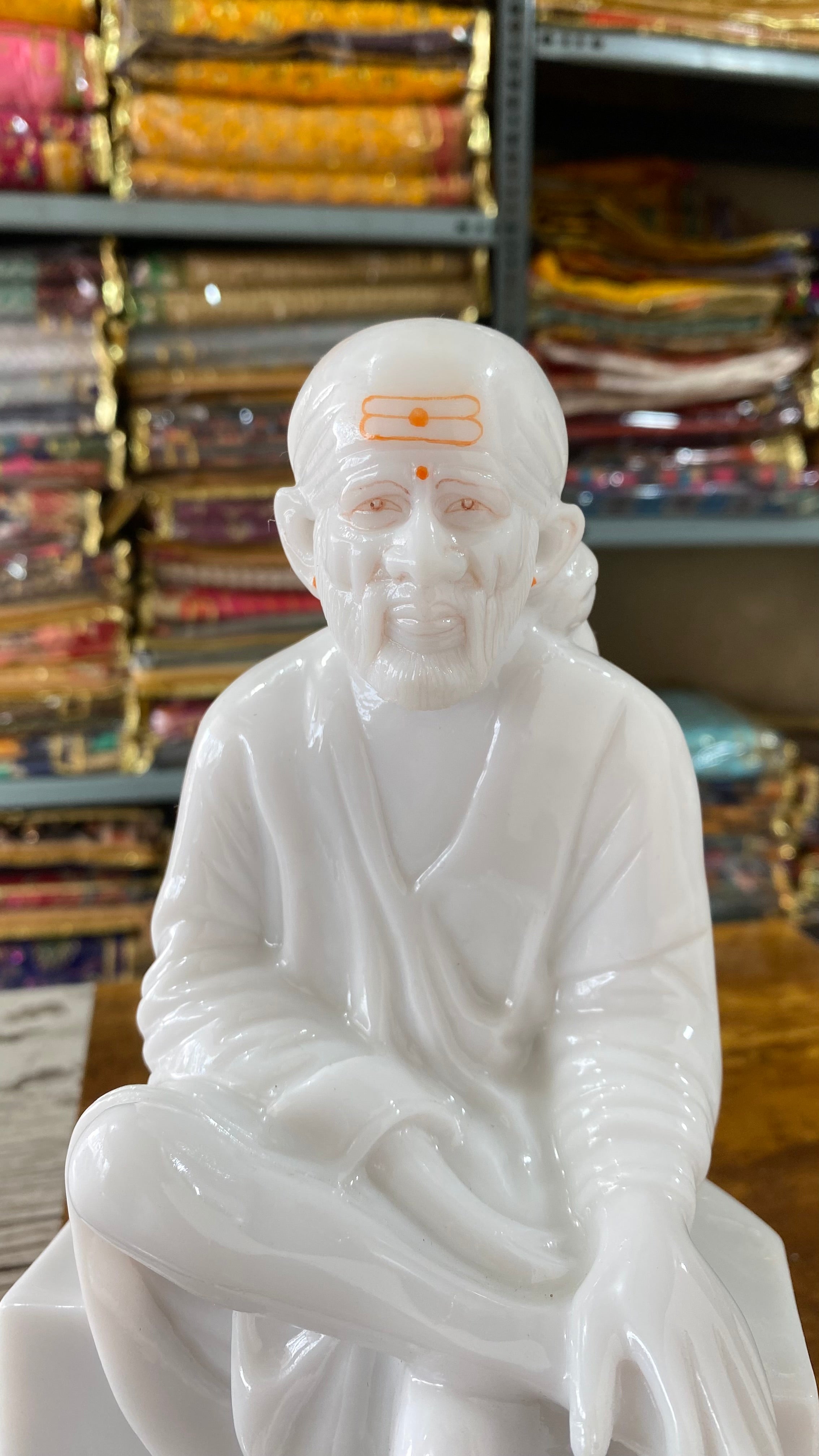Shirdi Sai Baba Marble Statue 12 Inch
