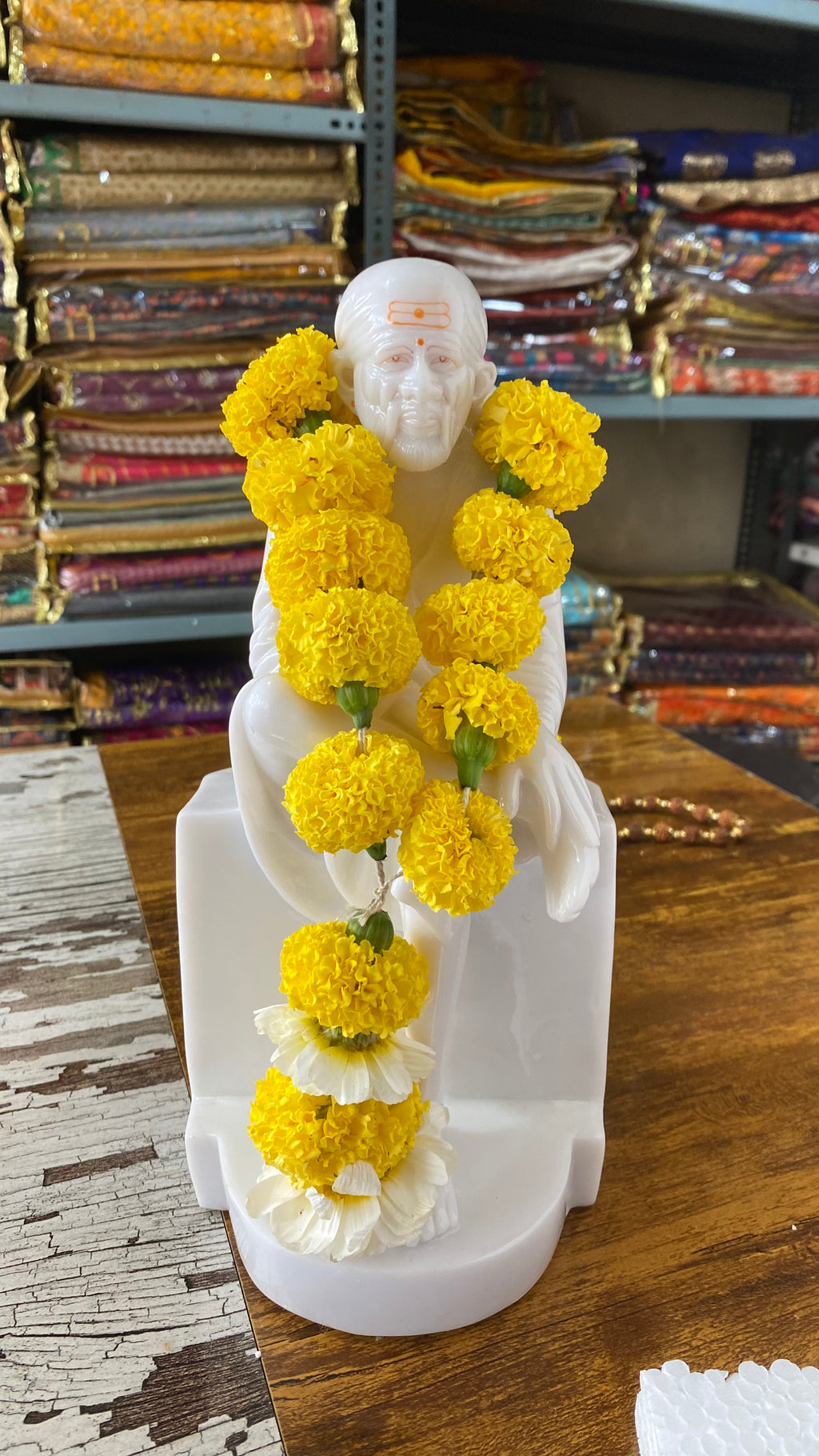 Shirdi Sai Baba Marble Statue 12 Inch