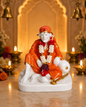Sai Baba Dwarkamai Idol – Premium Marble Finish Murti for Home Temple, Pooja Room & Spiritual Décor