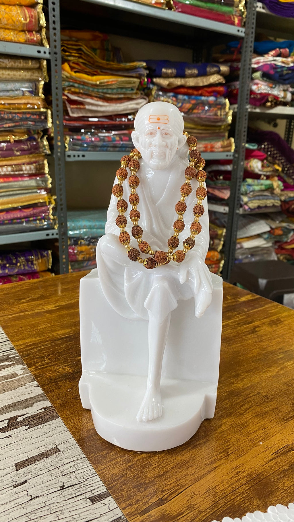 Shirdi Sai Baba Marble Statue 12 Inch