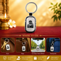 Shirdi Sai Baba Premium Metal Keychain for Bike, Car, Keys & Bags | Devotional Gift