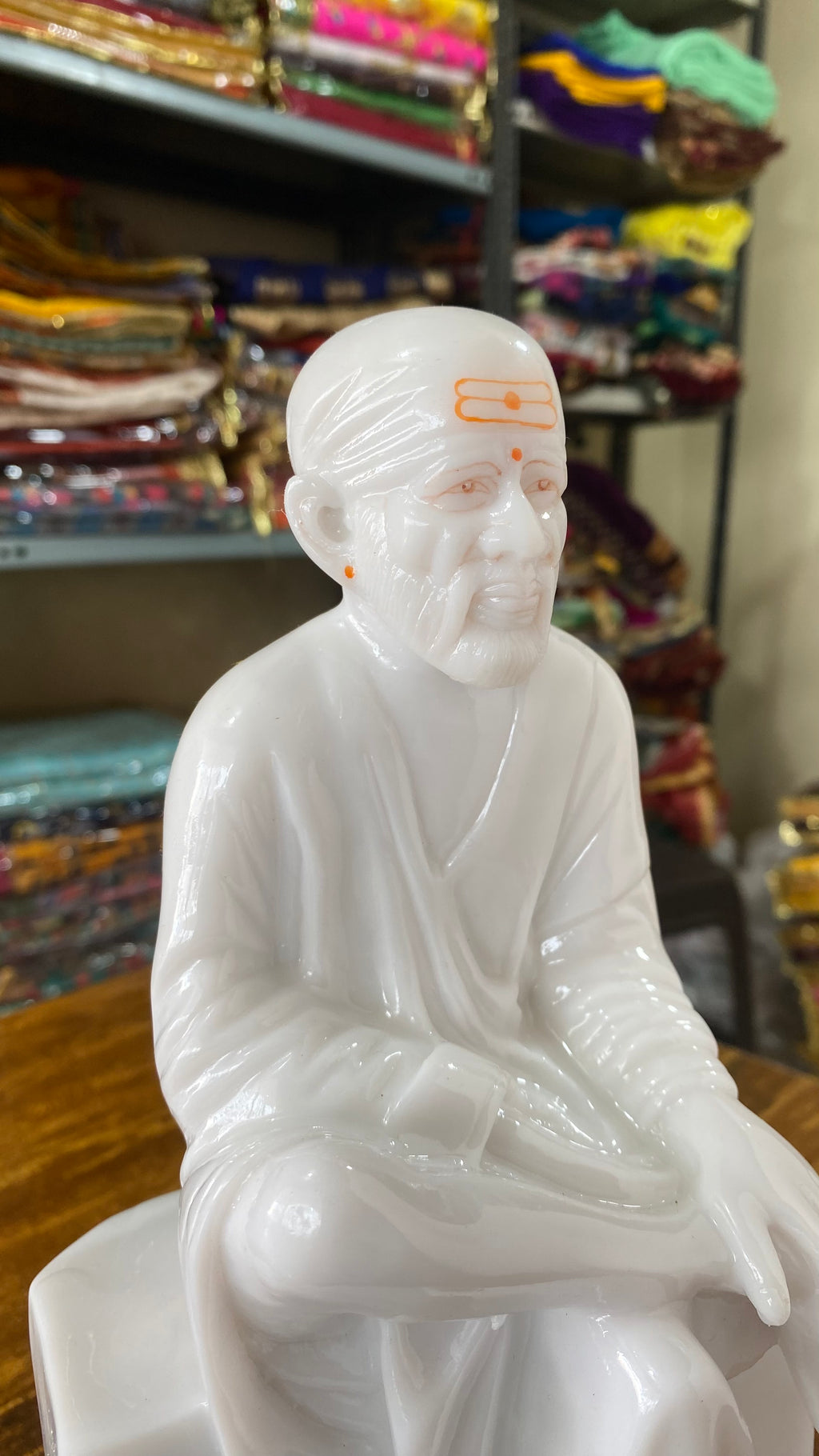 Shirdi Sai Baba Marble Statue 12 Inch