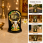 Shirdi Sai Baba & Lord Ganesha Car Dashboard Idol Statue | Spiritual Decor for Car, Home & Gifts