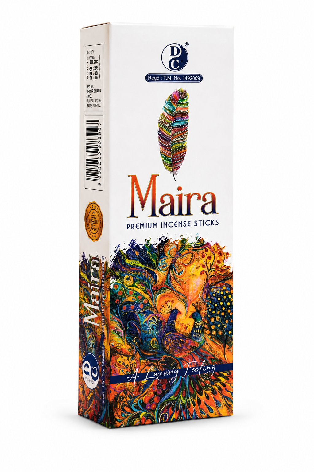 DC Maira Luxury Premium Incense Sticks | Long Lasting | Elegance Tranquility & Positivity | Pooja & Gifting