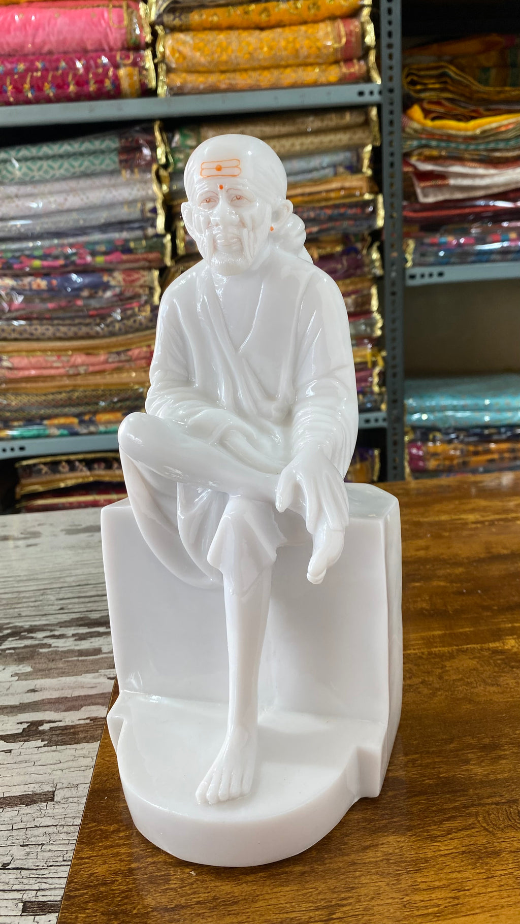 Shirdi Sai Baba Marble Statue 12 Inch