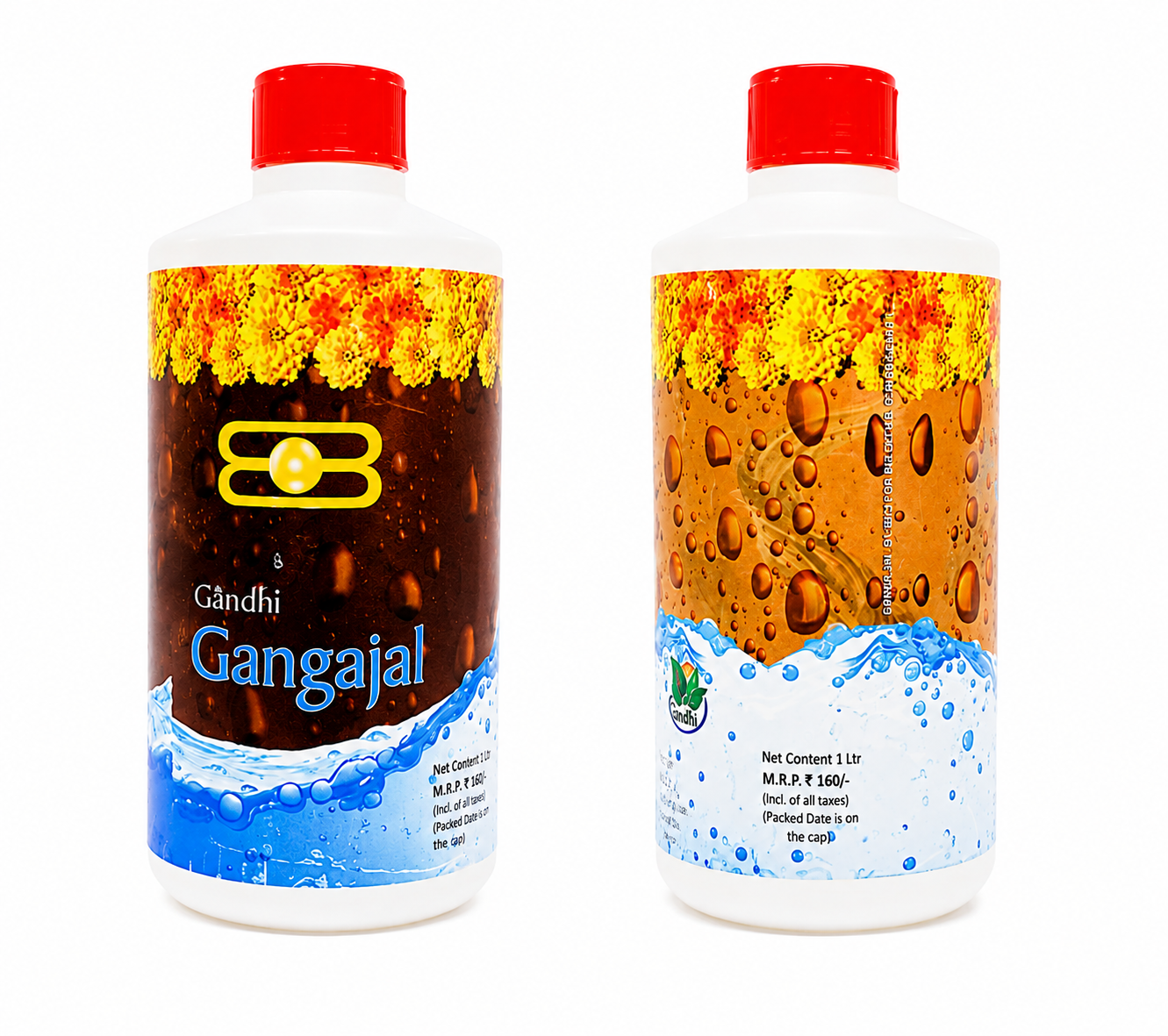 Gandhi Gangajal | 1 Litre | Best Quality Holy Ganga Water | Pooja Abhishek & Temple