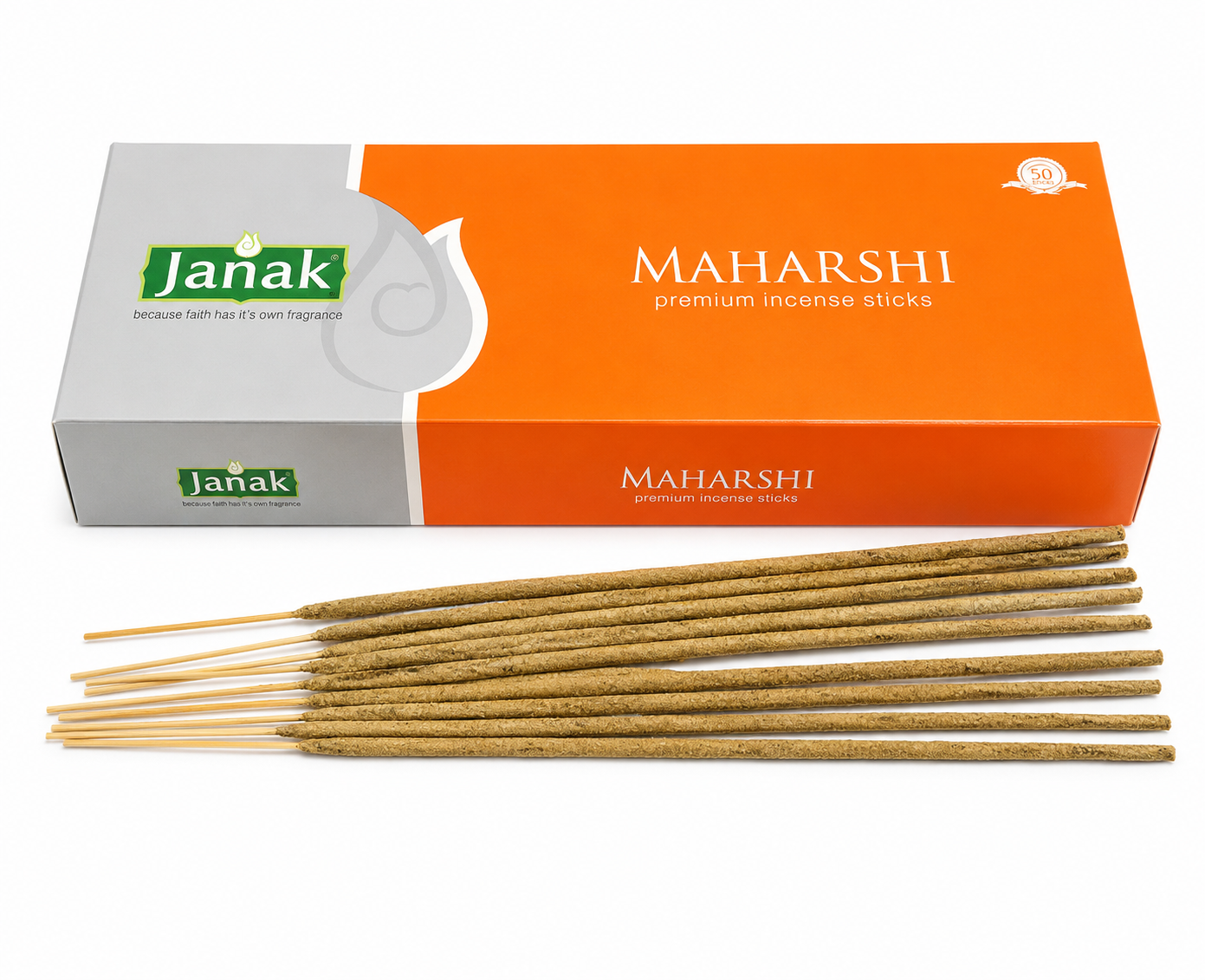 Janak Maharshi Premium Masala Agarbatti | 250 GM | Long Lasting | Uplift Home & Office | Pooja & Meditation