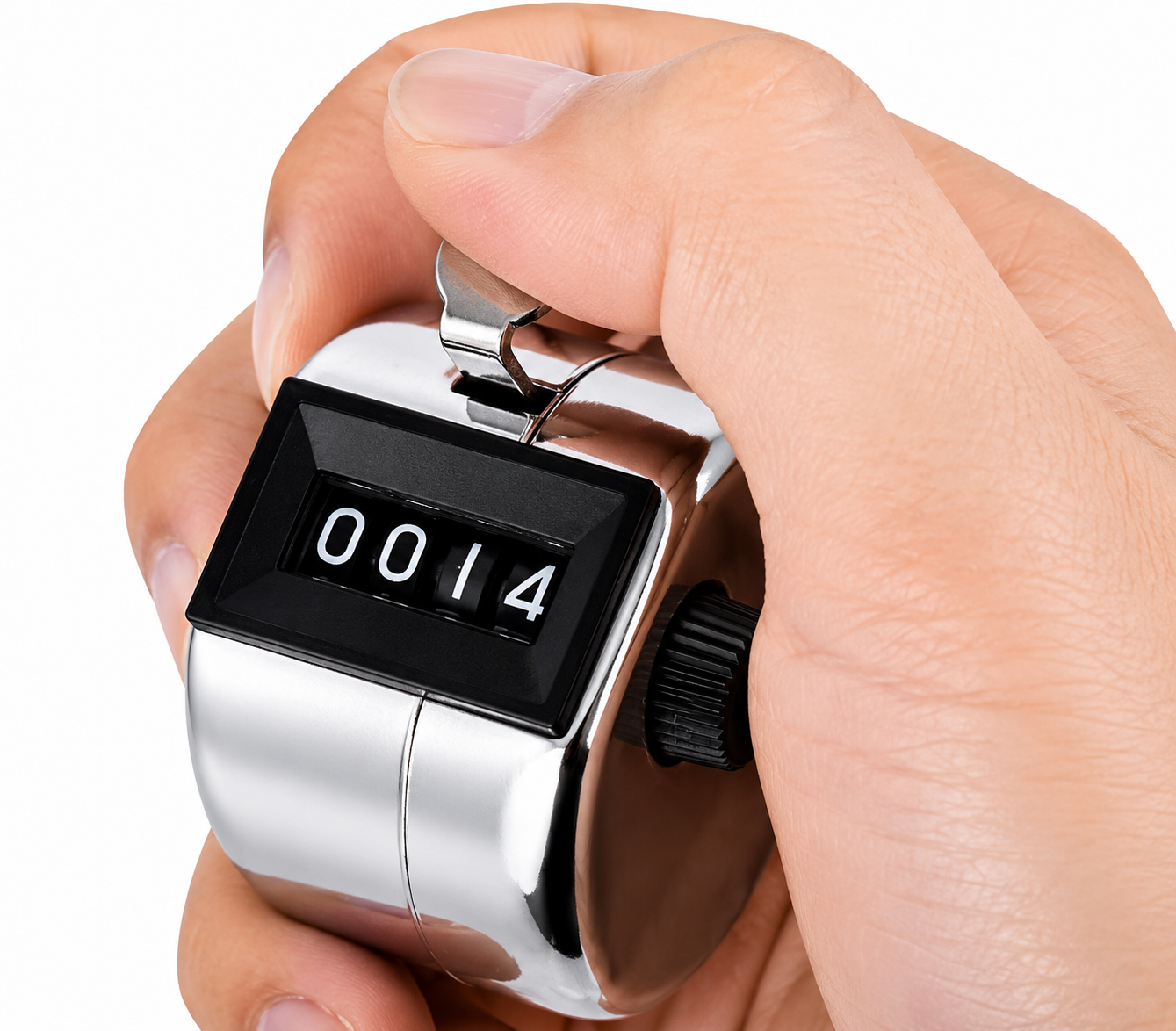Mantra Counting Machine | Metal Tally Counter | 4 Digit | Quick Reset | Japa Mala Counter