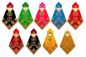 Om Sai Ram Embroidery Velvet Vastra Poshak | Single Piece | For 9 Inch Sai Baba Idol | Printed Dress