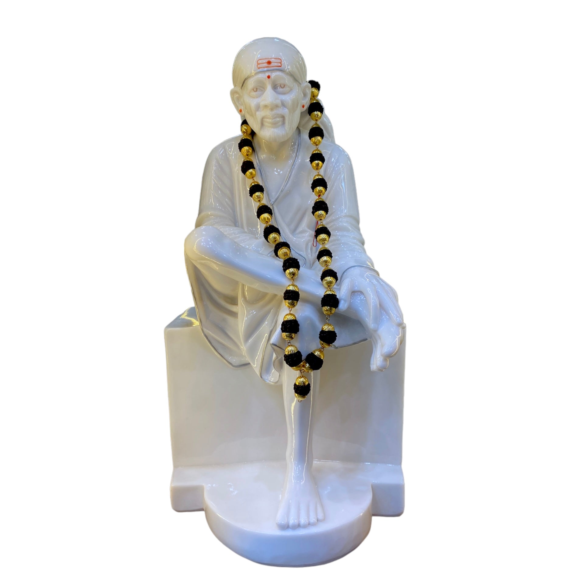 Sai Baba Statue 22 Inch White Marble