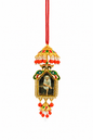 Sai Baba Car Hanger | Handmade | Red | Car Hanging Home Decor & Wall Hanging | Divine Protection