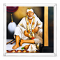 Sai Baba Dwarkamai Acrylic Figurine | Car Dashboard, Home & Office Décor | Antique Finish | 11x4x11cm | Multicolour