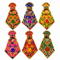Sai Baba Idol Dress Vastra Shawl | Pack of 6 | For 7.5 Inch (No. 3) Idol | With Turban | Velcro Lock