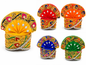 Sai Baba Pagdi Mukut | Size 4A | Pack of 6 | Multicolour | Diamond Stone Work | For Sai Baba, Krishna & Deity Idols