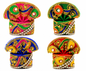 Sai Baba Pagdi Mukut | Size 3 | Pack of 4 | Multicolour | Diamond Stone Work | For Sai Baba, Krishna & Deity Idols