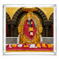 Sai Baba Samadhi Acrylic Figurine | Car Dashboard, Home & Office Décor | Antique Finish | 11x4x11cm | Multicolour