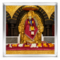 Sai Baba Samadhi Idol | Acrylic Showpiece | Car Dashboard Home & Office Decor | Multicolour | Divine Blessings