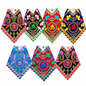 Sai Baba Velvet Dress Set | Pack of 7 | Om Printed Handcrafted | For 7.5 Inch (No. 3) Idol | Multicolour Vastra Poshak