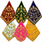 Sai Baba Velvet Dress | 7.5 Inch | Multicolour | Classical Style | Matte Finish | Poshak Vastra