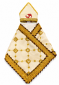 Shirdi Sai Baba Idol Dress with Pagdi | Pack of 6 | Size 3 | Mix Colours & Designs | Handmade Zari Work | Dry Clean