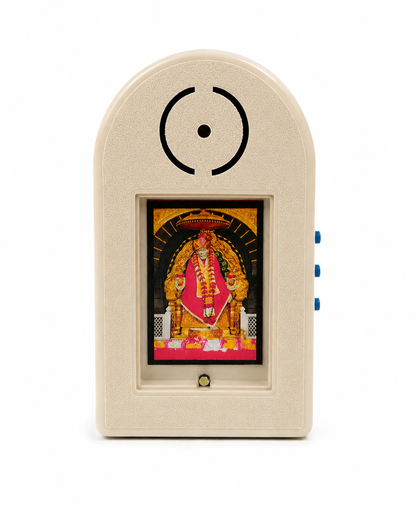 Shirdi Sai Baba Mantra Chanting Machine | Pink | 21 Sacred Mantras | 150 GM | Meditation Pooja Worship