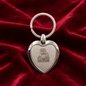 Shirdi Sai Baba Stainless Steel Key Chain – Heart Design | 4x3cm | Devotional Gift