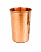 Tamba Copper Glass | Single | Plain | 250 ML | 5.5x8.5 CM | Pooja Worship & Daily Drinkware