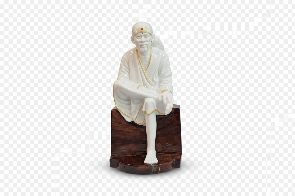 12" New Shri Saibaba (Marble)