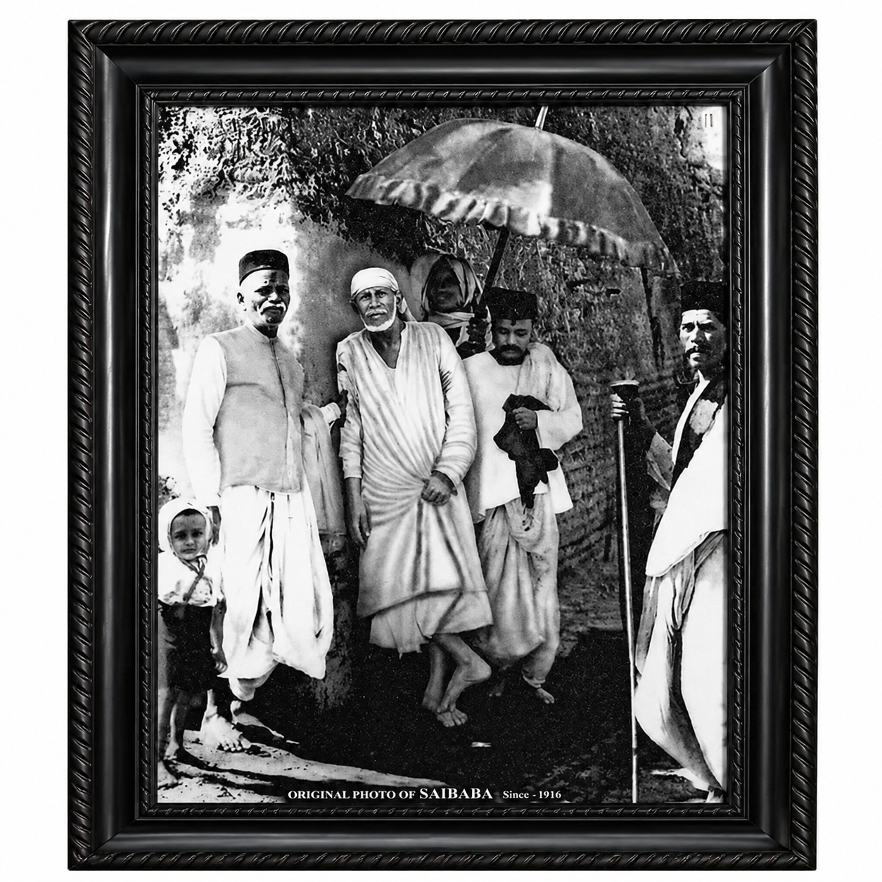 Shirdi Sai Baba Chawadi Standing Original Photo Frame | 8x10 Inch