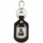 Sai Baba Black Leather Keychain | Car, Bike, House & Godown | Devotional Gift
