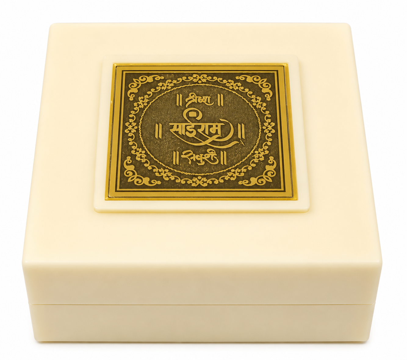 Sai Baba Charan Darshan Paduks White Box